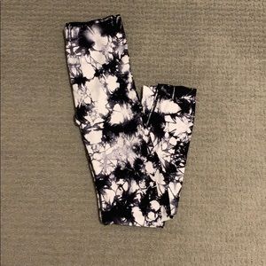 PEACH tie dye leggings